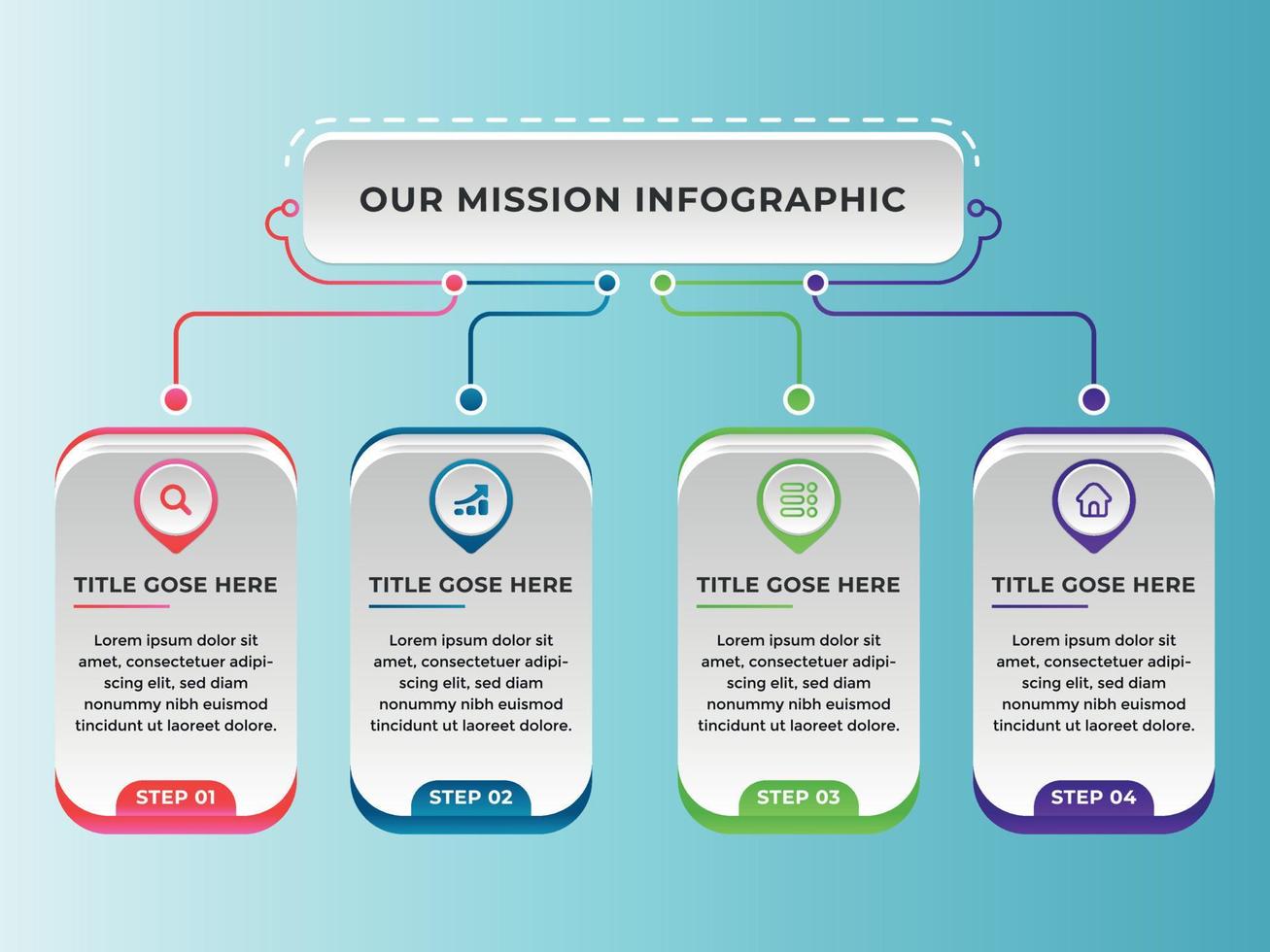 affärspresentation infographics abstrakt 3d vektor design mall. kan användas för arbetsflöde layout, diagram, årsredovisning, webbdesign, kreativ banner, etikett vektor