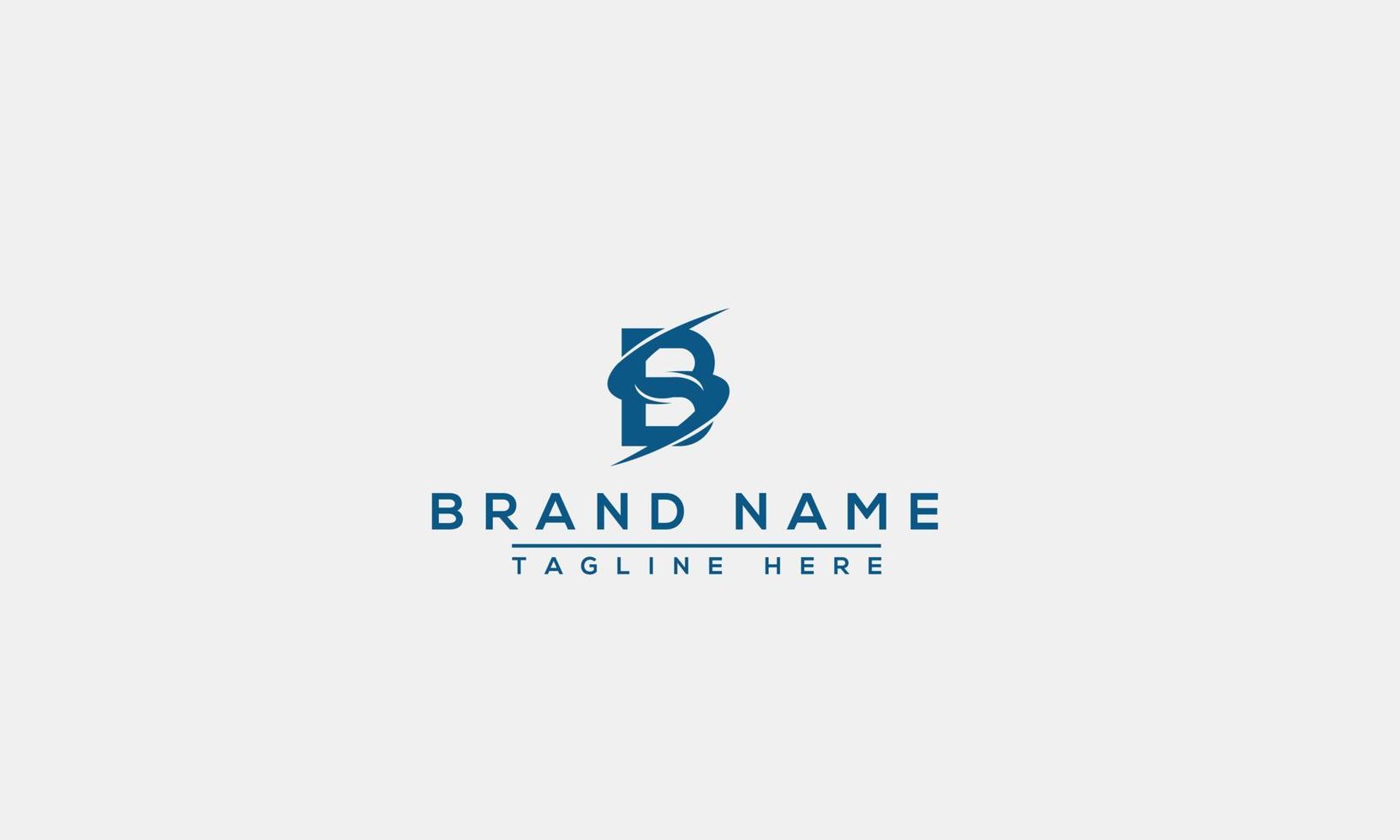 Logo-Design Buchstabe bs. elegant modern. Vektorvorlage. vektor