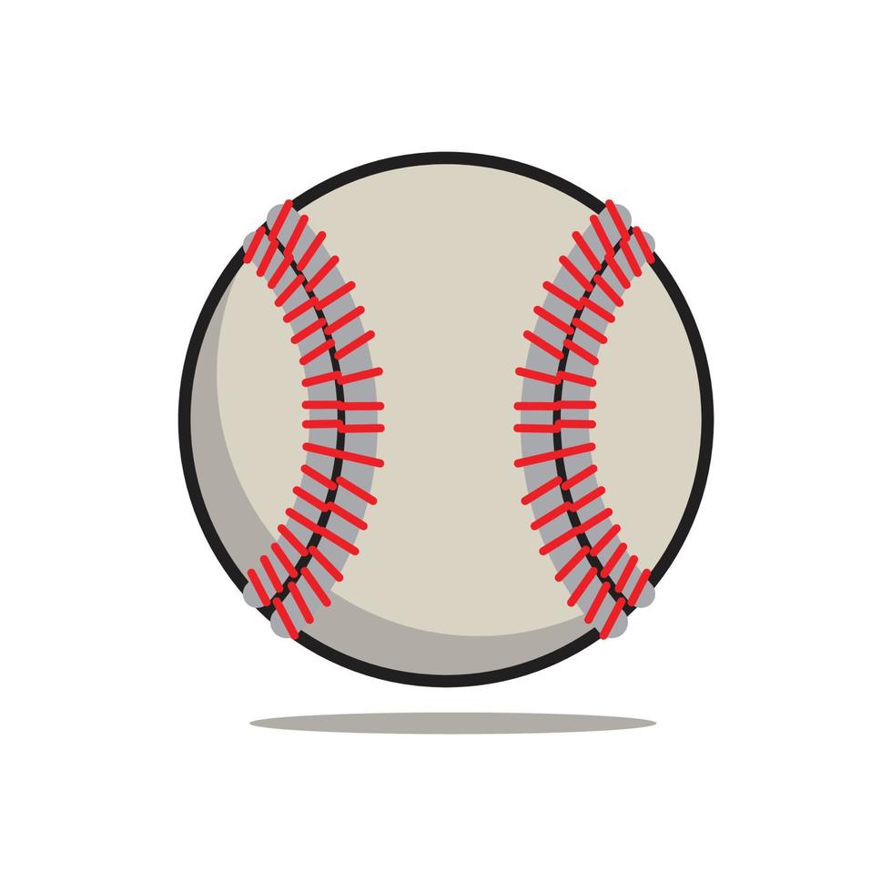 Baseball-Ball-Sport-Vektor-Design vektor