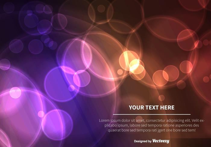 Zusammenfassung Bokeh Vektor Hintergrund