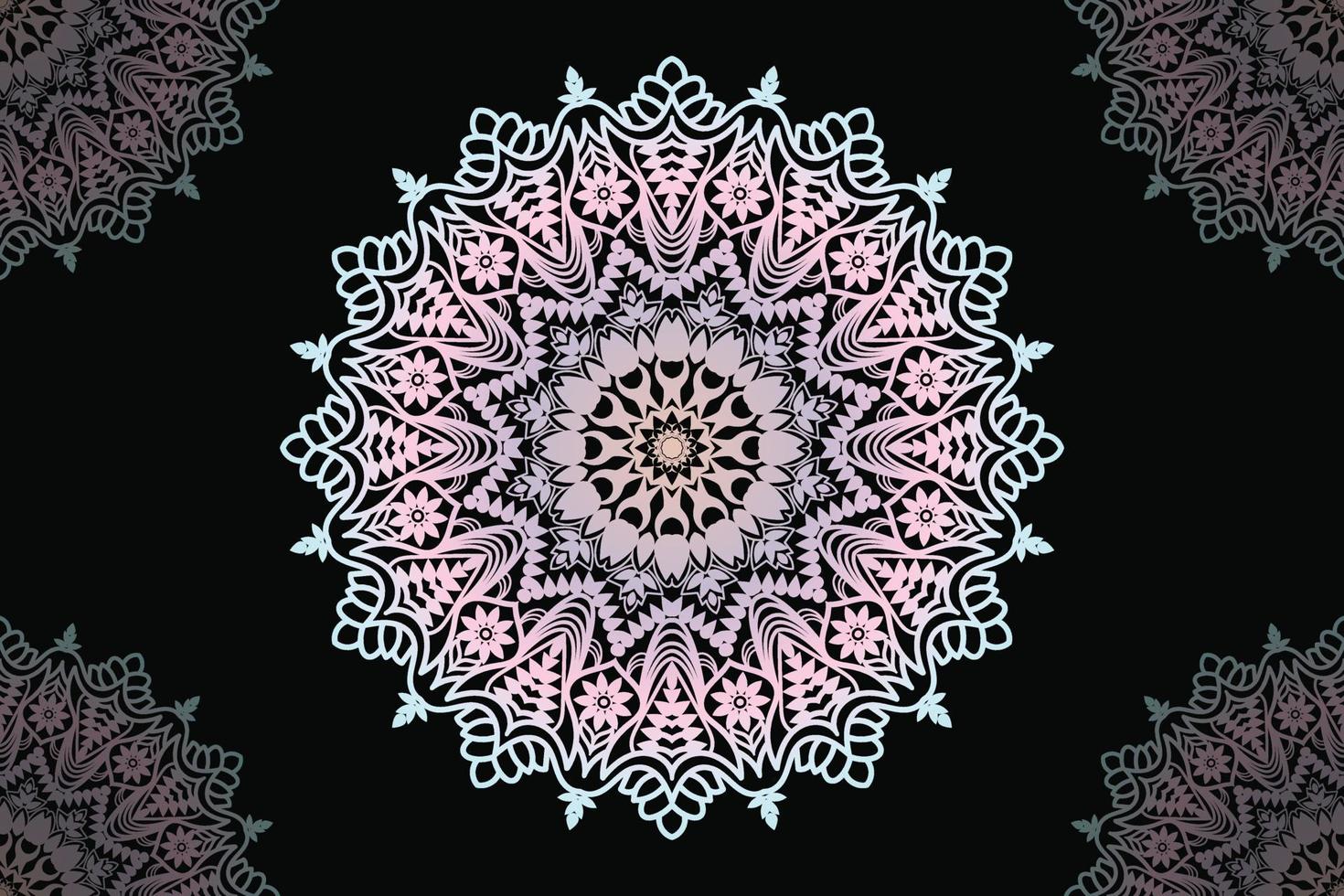 Mandala-Design. Vektor-ornamentalen Mandala-Muster-Design. vektor