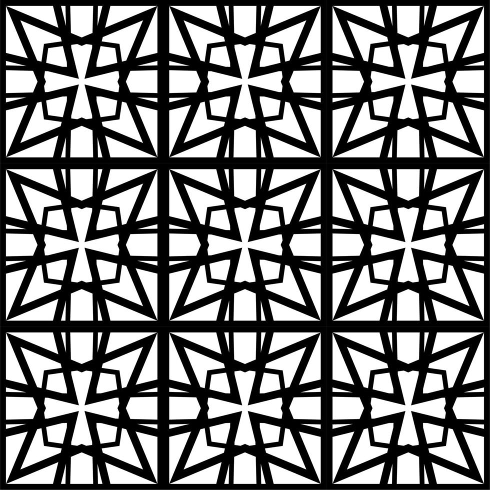 geometrische nahtlose Muster Hintergrunddesign schwarz. abstraktes Strichmuster für Tapeten vektor