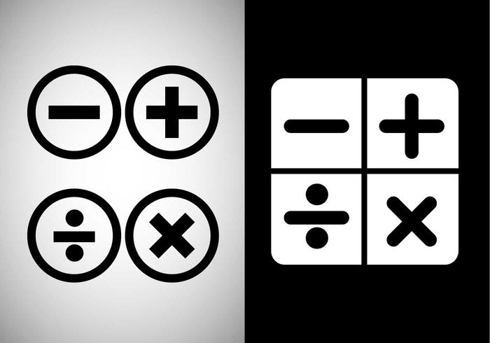 Kostenlose Mathematische Zeichen Vektor