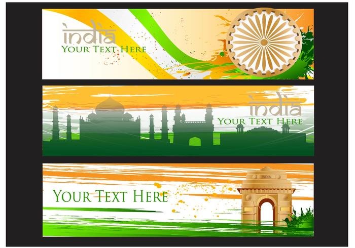 Indien Tor Vektor Banner Hintergrund