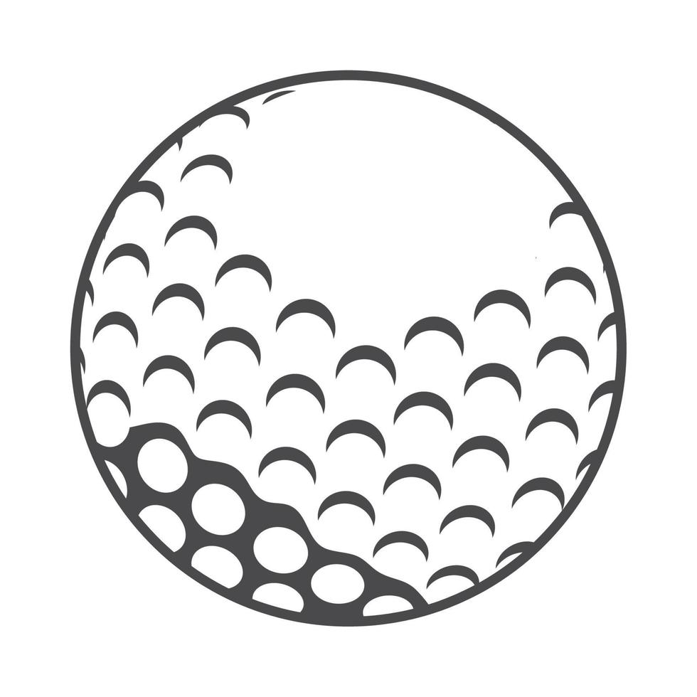 golfboll ikon vektor