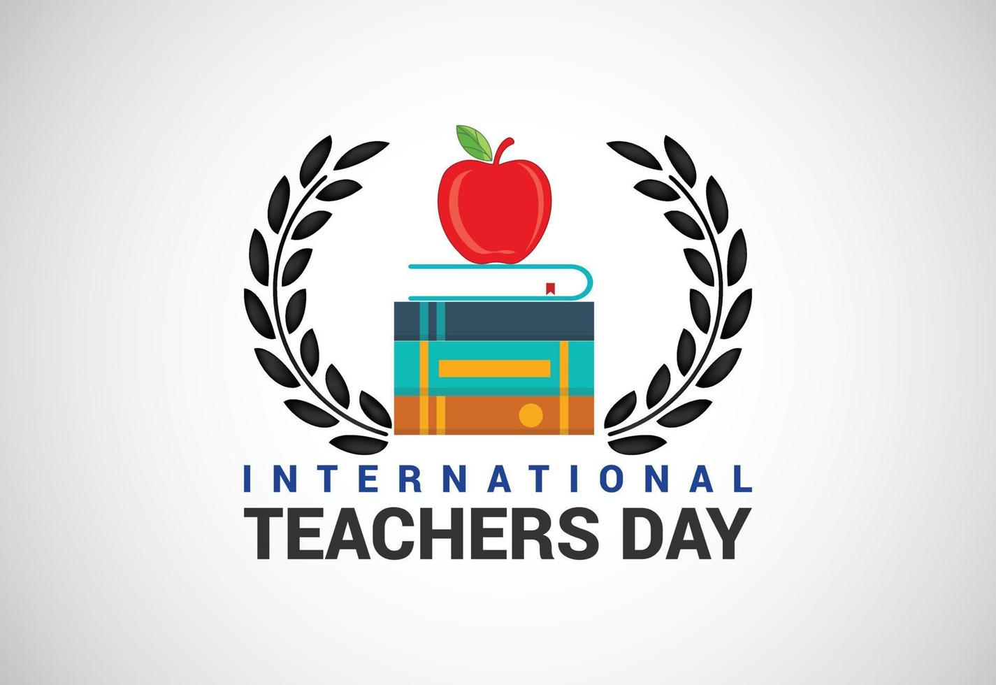 Happy World Teacher's Day Vector Illustration für Poster, Broschüren, Banner und Grußkarten
