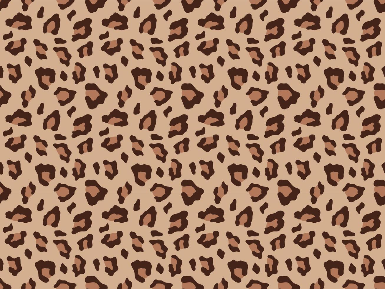 leopardhud djurtryck mode samling bakgrund zoo safari sömlös husdjur mönster bakgrund vektor