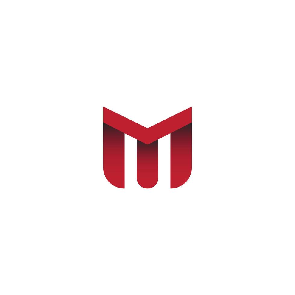 m-Logo-Design. m-Logo-Icon-Design-Vektor kostenlose Vektor-Vorlage. vektor