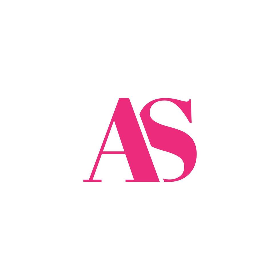 Brief als Logo-Design. als Logo-Symbol rosa Farbvektor kostenlose Vektorvorlage. vektor