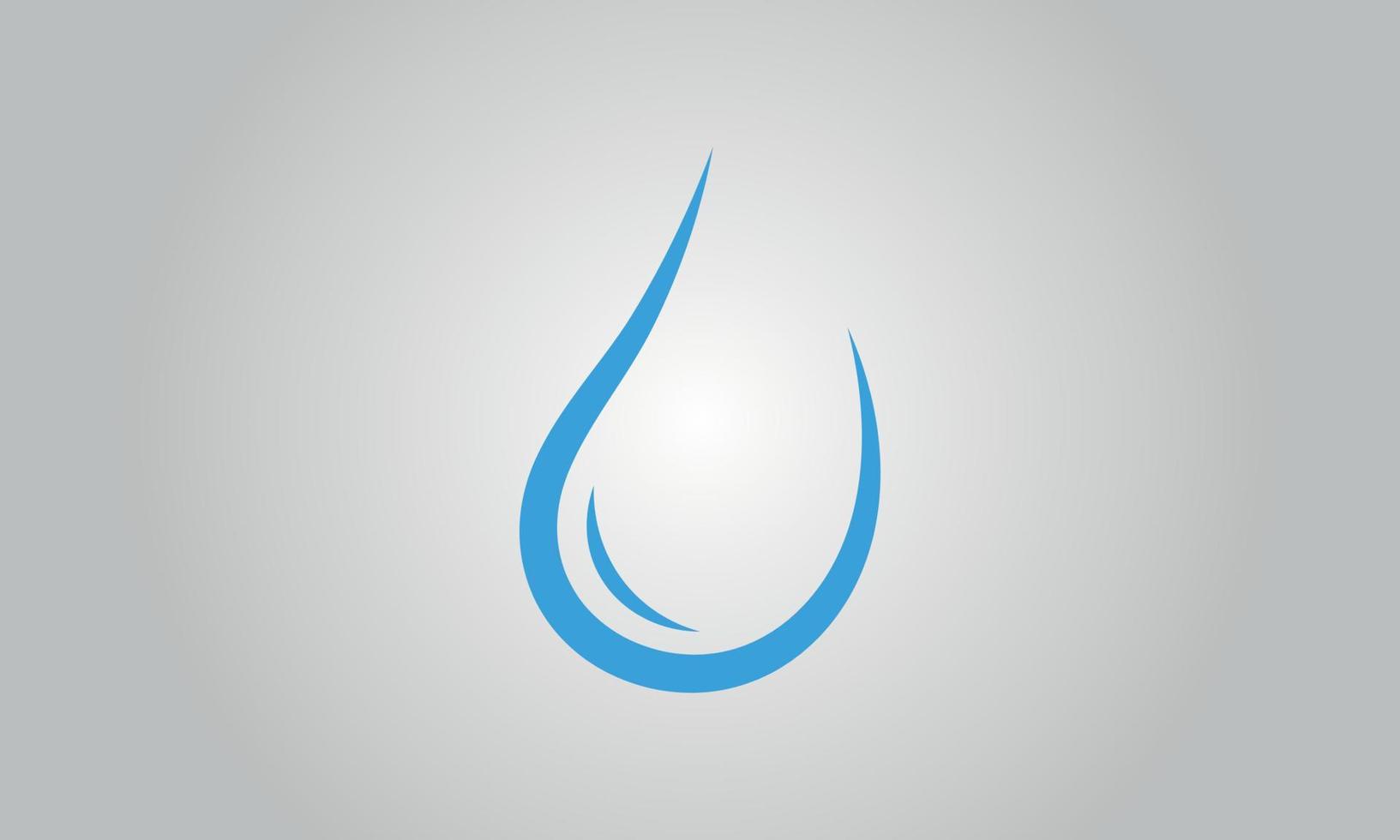 Wassertropfen Logo Icon Design kostenlose Vektordatei. vektor