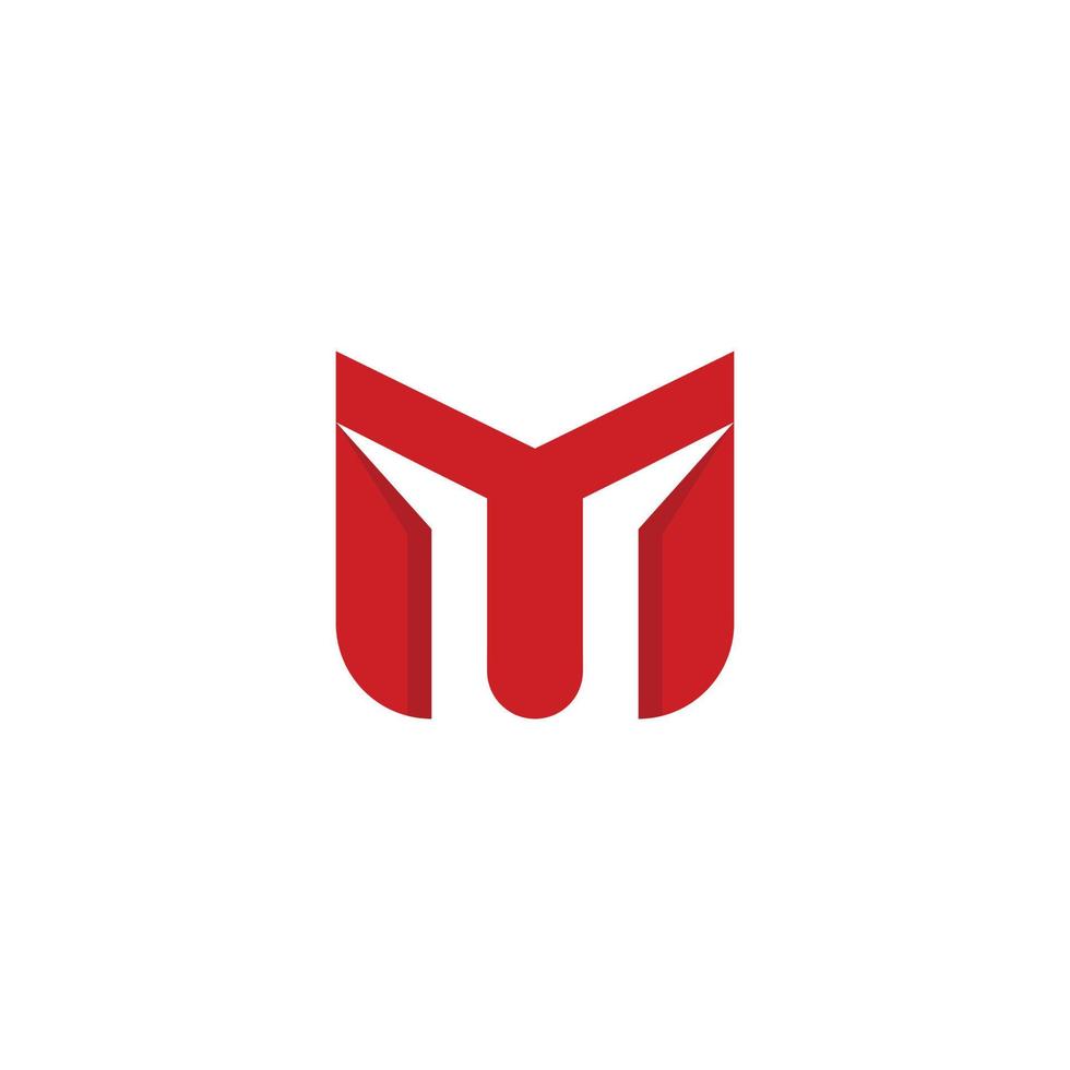 m-Logo-Design. m-Logo-Icon-Design-Vektor kostenlose Vektor-Vorlage. vektor