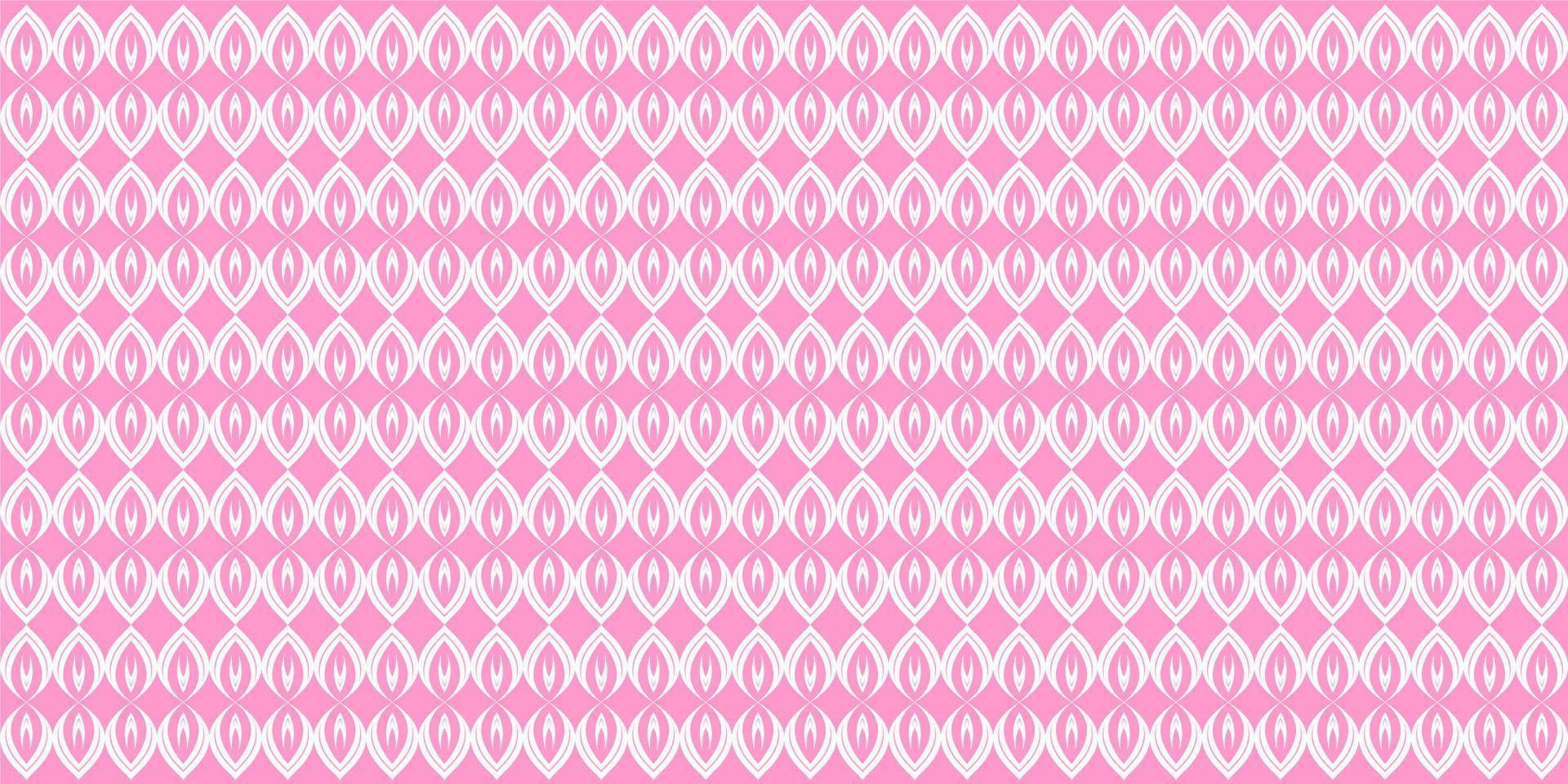 Blätter Muster Vektor Hintergrund rosa. kostenloser Vektor