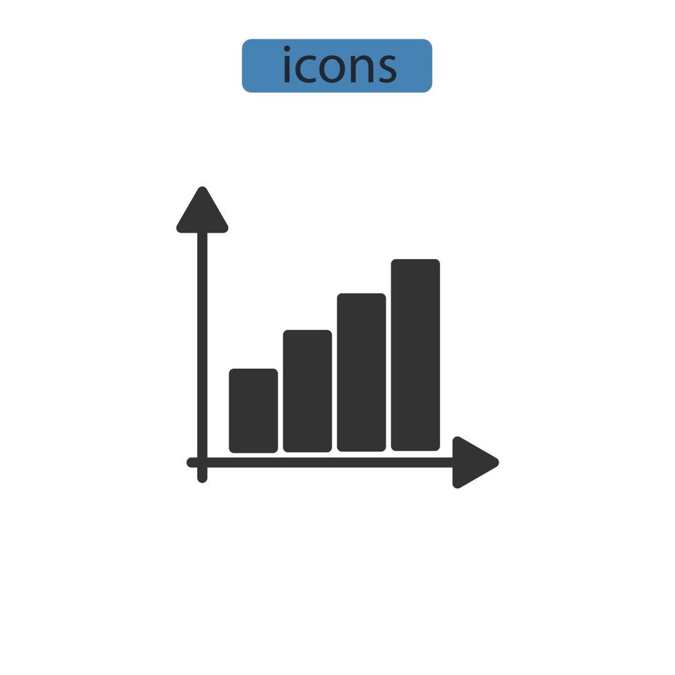 matematik modell ikoner symbol vektor element för infographic webben