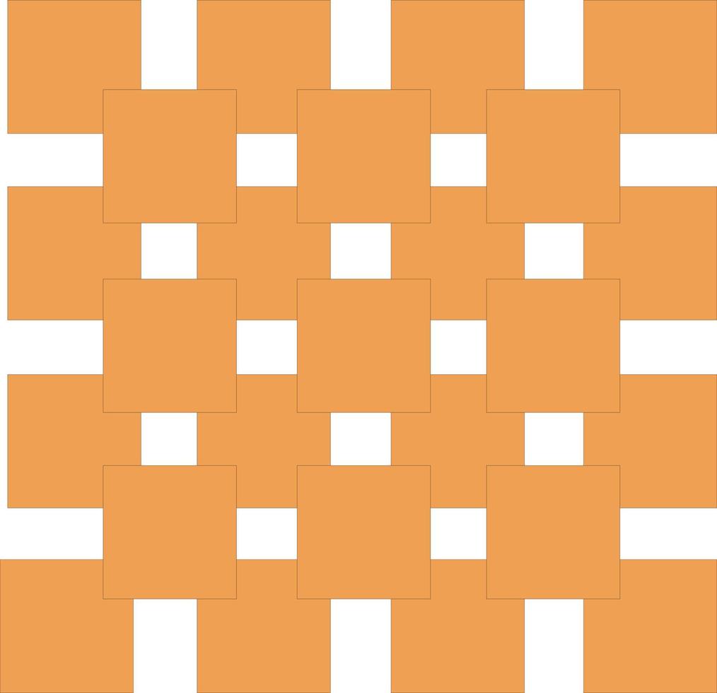 Muster für den Hintergrund aus gelben Quadraten. Vektor-Illustration. vektor