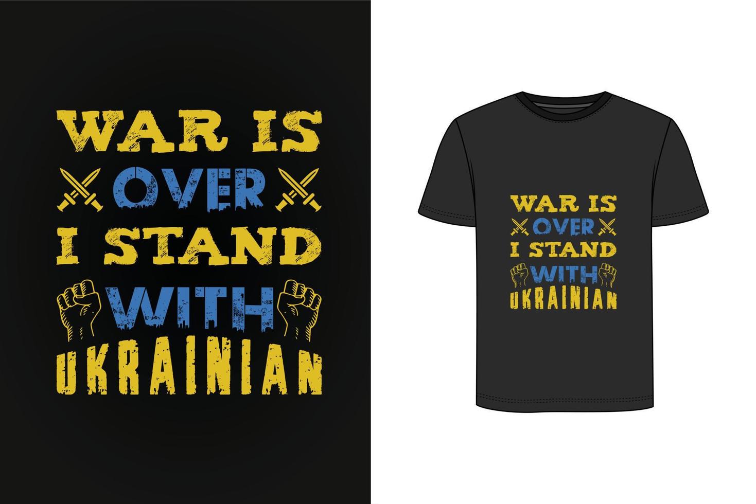 ukraine retro vintage t-shirt design vektor