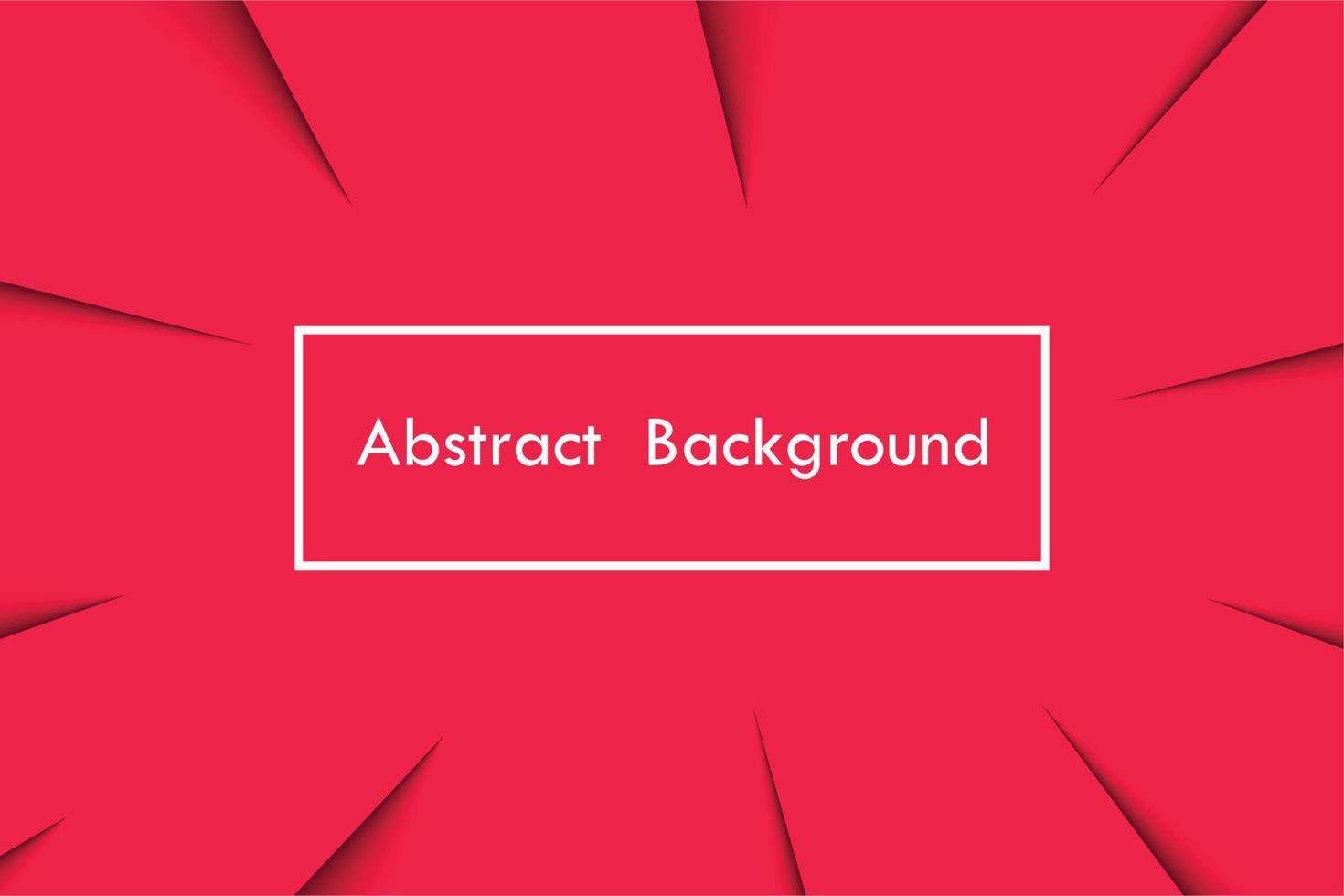 Der abstrakte Hintergrund ist eine rote Vorlage mit einem gemusterten Rand an den Rändern. kann in der Werbung oder Plakatarbeit verwendet werden vektor
