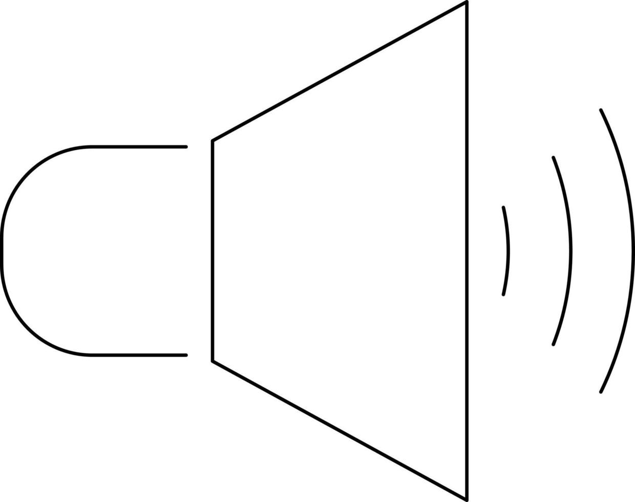 Sound auf Web-Symbol. vektor