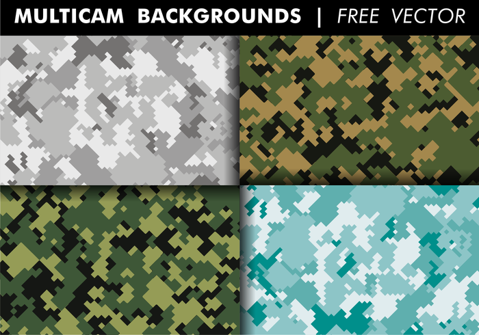 Multicam Hintergründe Free Vector