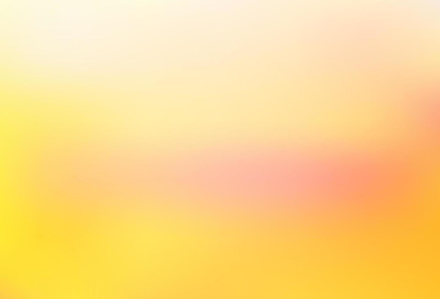 ljusgul, orange vektor suddig glans abstrakt mönster.