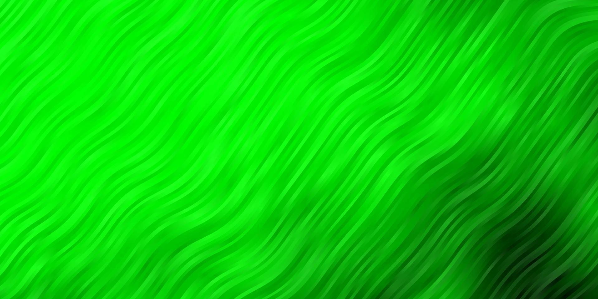 hellgrüner Vektorhintergrund mit Bögen. vektor