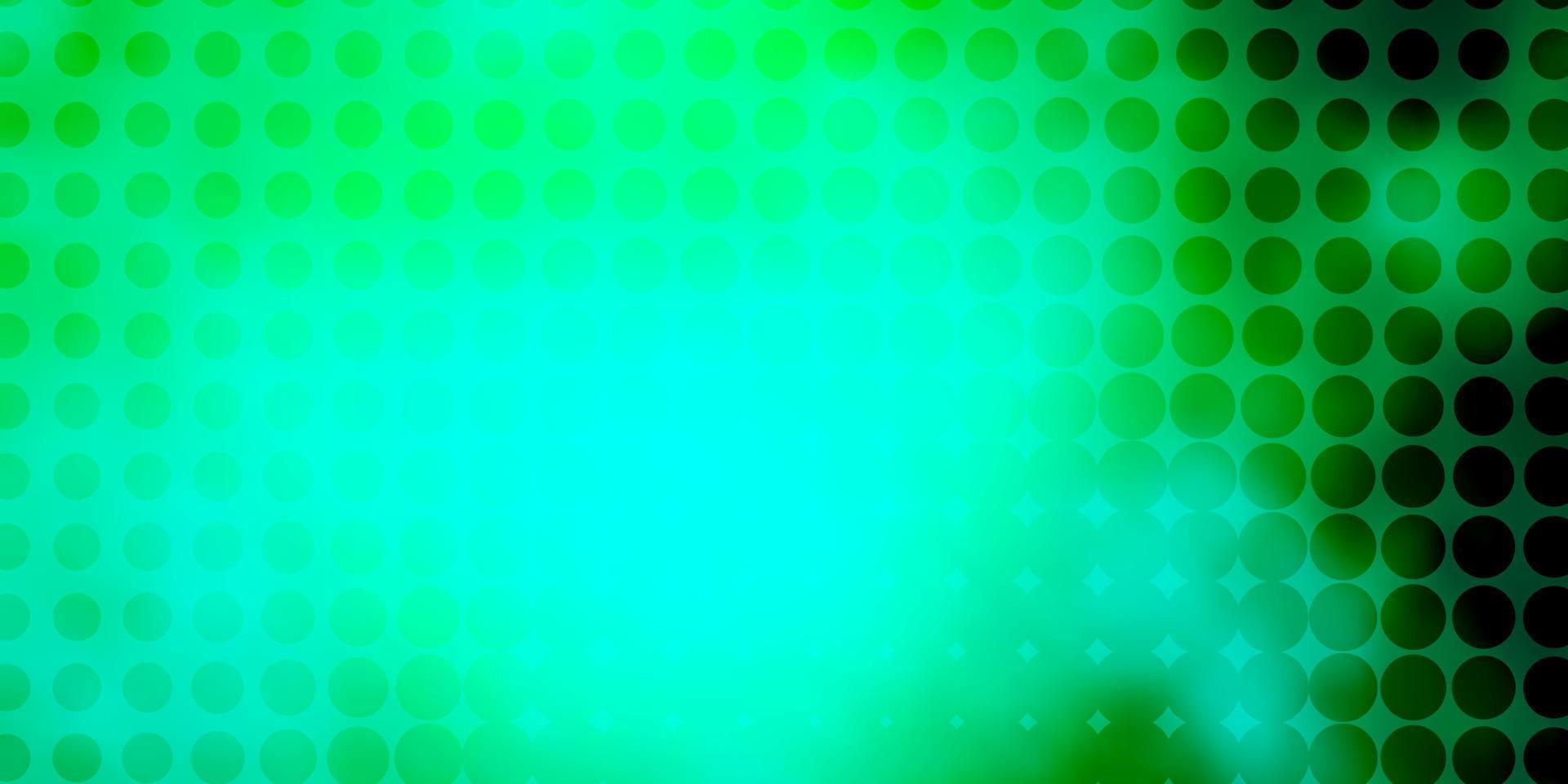 ljusgrön vektormall med cirklar. vektor