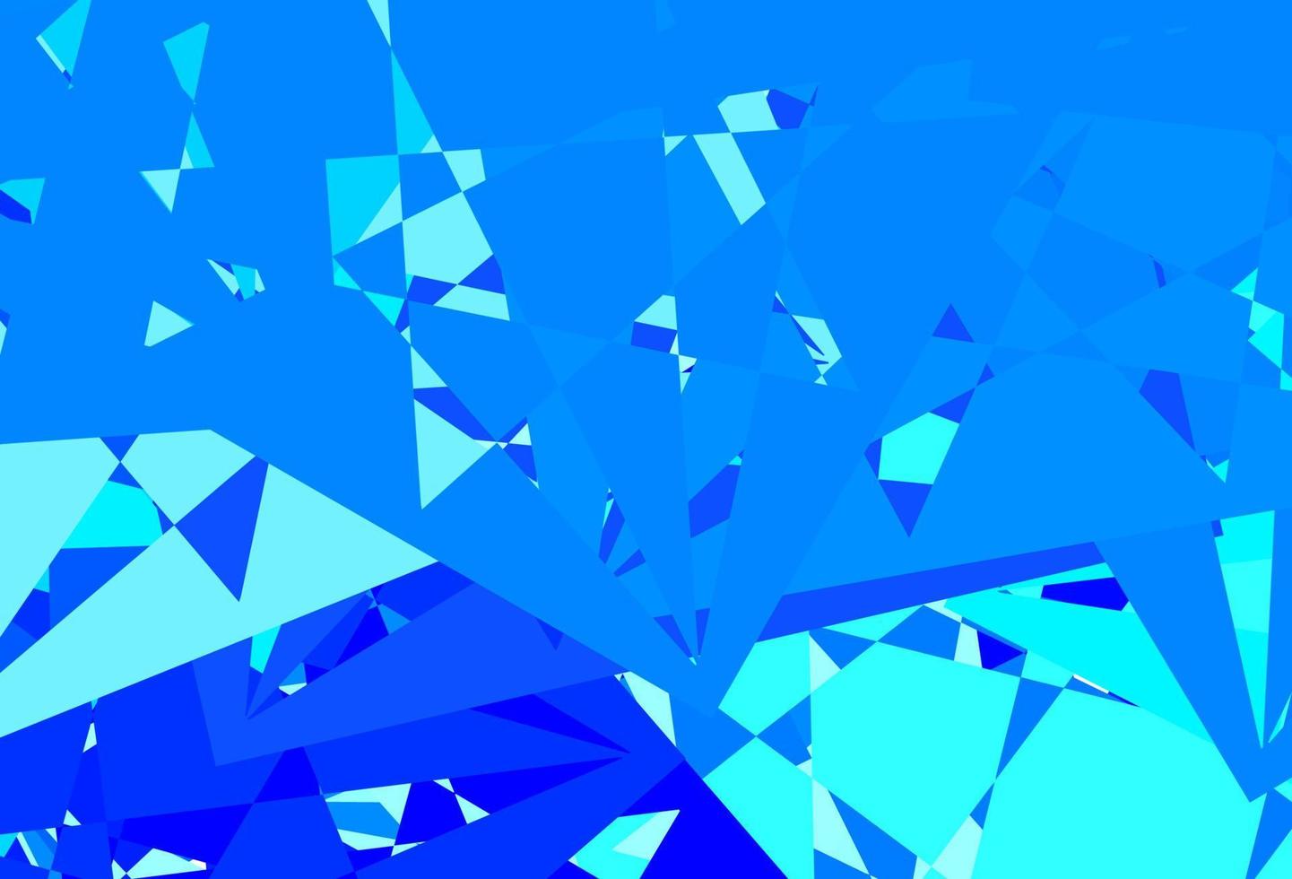 ljusblå vektormall med triangelformer. vektor