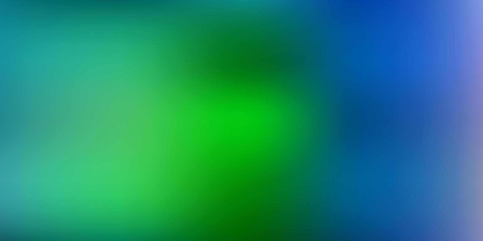 ljusblå, grön vektor gradient oskärpa layout.