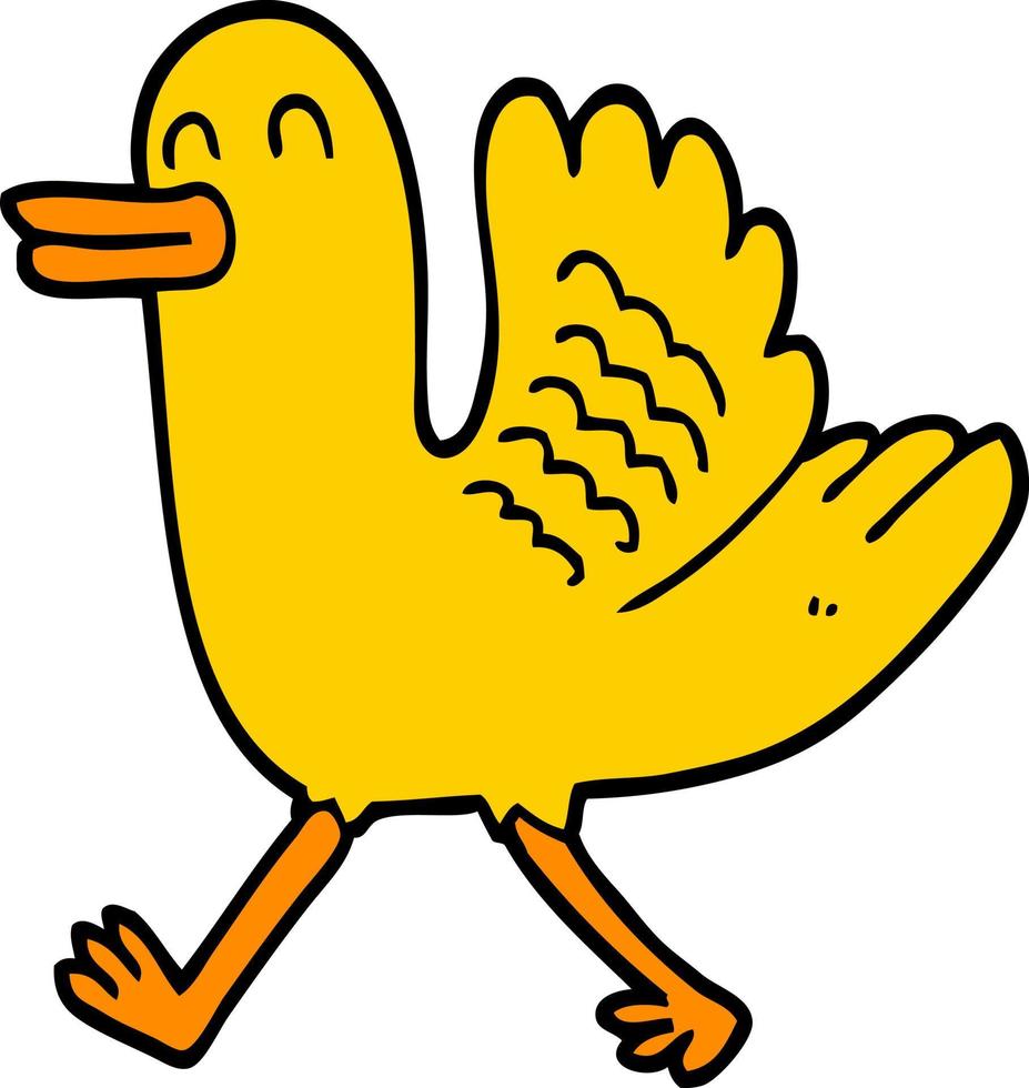 Cartoon-Ente-Symbol vektor