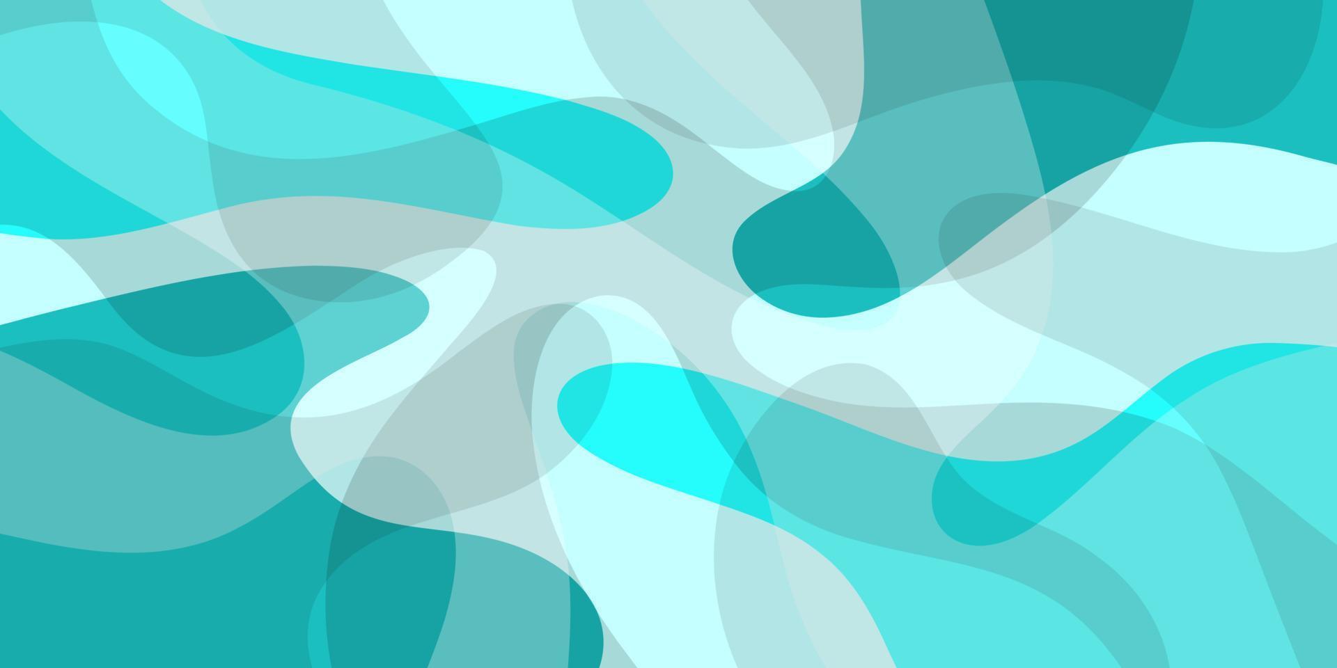 abstrakt bakgrund blå grön gradient vågmönster koncept för tapet mall banner vektor
