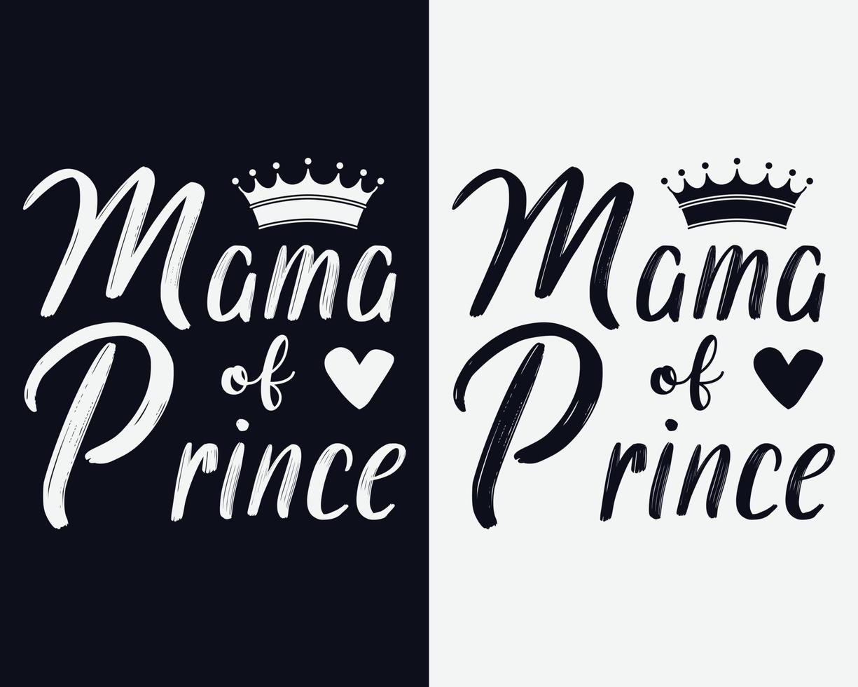 prinsens mamma, mors dag typografi design, mors dag vektor, mors dag svg vektor