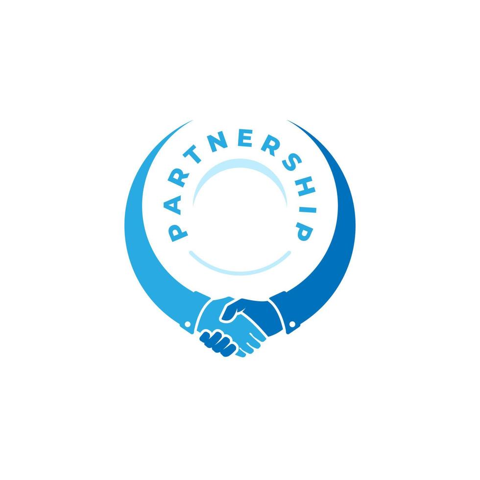 Designvorlage für Handshake- und Partnerschaftslogo. Logo-Design für das beste Angebot vektor