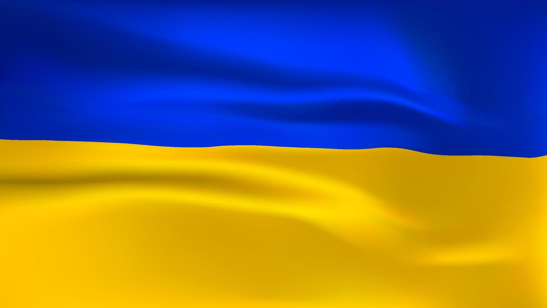 blau-gelbe ukrainische flagge mit stoppkrieg in ukrainischer schrift. russische aggression gegen die ukraine stoppen. vektor