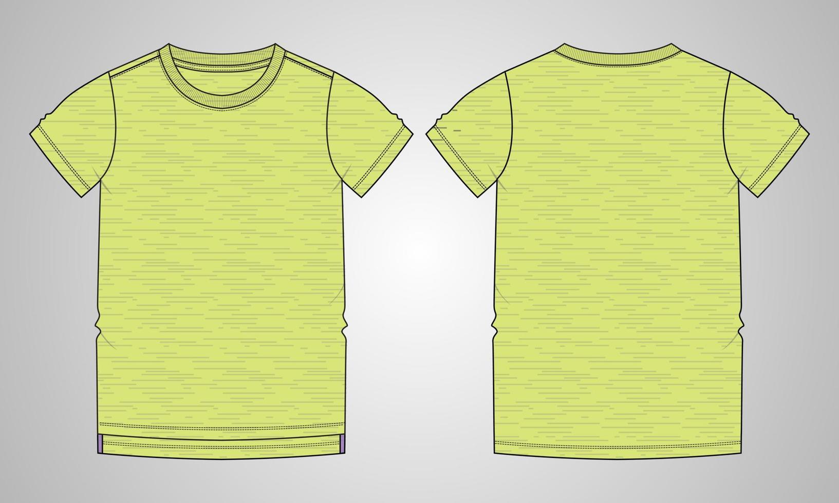 Langarm-T-Shirt-Vektor-Illustration-Vorlage vektor