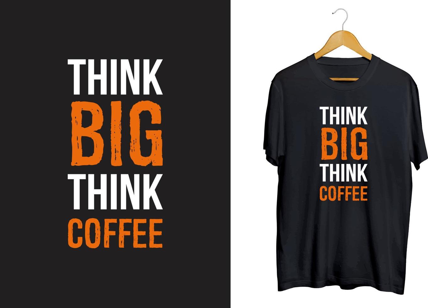 Kaffee-Motivations-Typografie-T-Shirt-Design, Kaffee-Svg-Vektor, Kaffeehandwerk vektor