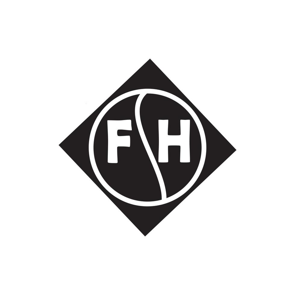 f-Brief-Logo-Design auf schwarzem Hintergrund. f kreatives kreisbuchstabe-logokonzept. fa Briefgestaltung. vektor