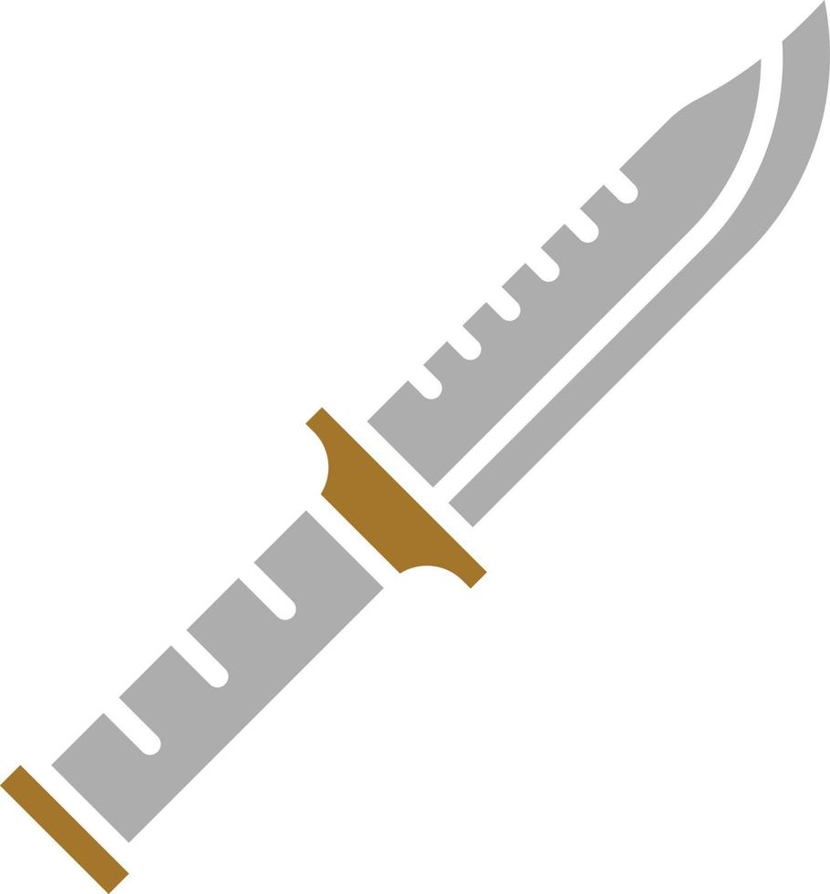 Armeemesser-Symbol-Stil vektor
