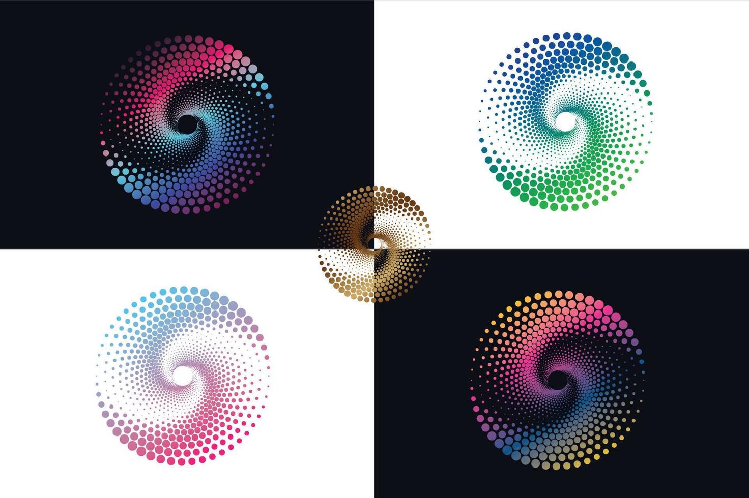 abstraktes Logo-Design, Vektor-Logo-Vorlage, abstrakt, Mandala vektor