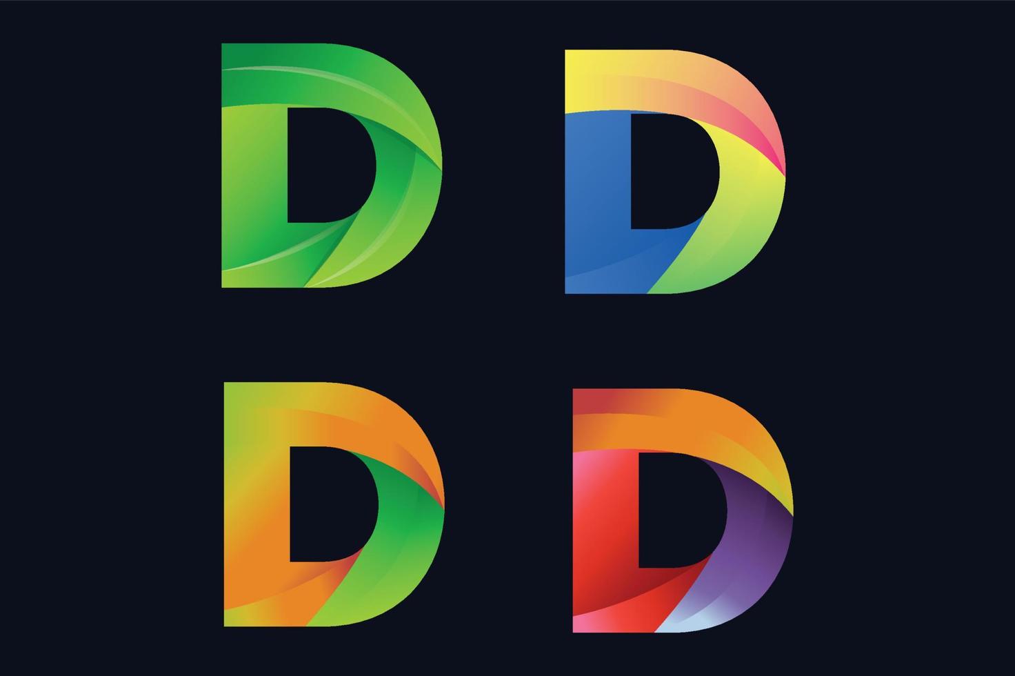abstrakt logotyp ikon designmall element med bokstavslogotyp vektor