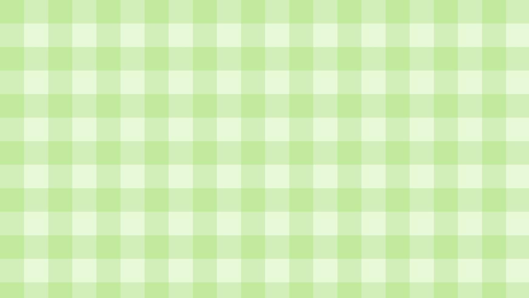 söt grön stor gingham, rutor, pläd, estetisk schackbräde tapetillustration, perfekt för tapeter, bakgrund, vykort, bakgrund för din design vektor