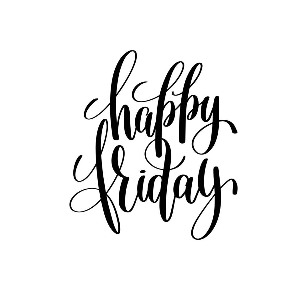 happy friday.kan användas för t-shirttryck, muggtryck, kuddar, modetrycksdesign, barnkläder, babyshower, hälsningar och vykort. t-shirt design vektor