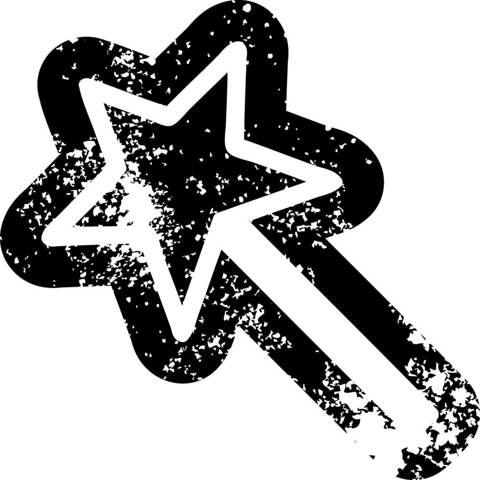 Zauberstab-Symbol vektor
