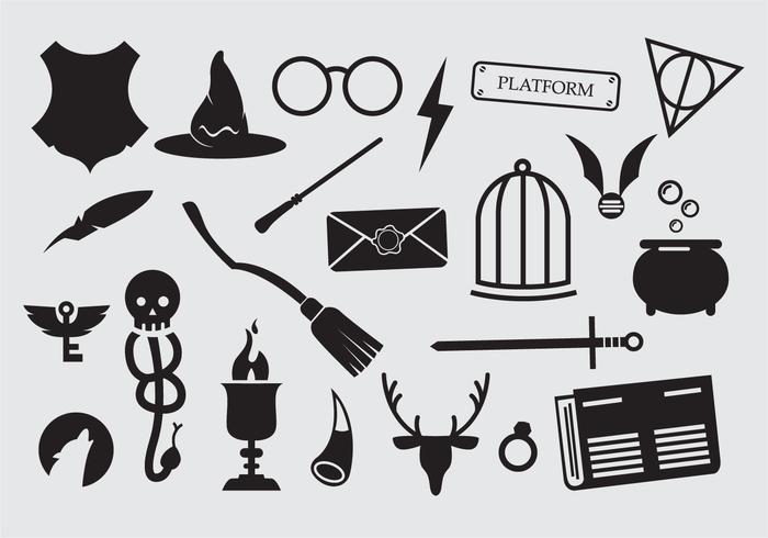 Harry Potter Vektor Icons