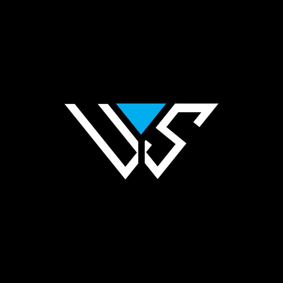 us letter logo kreatives design mit vektorgrafik, uns einfaches und modernes logo. vektor