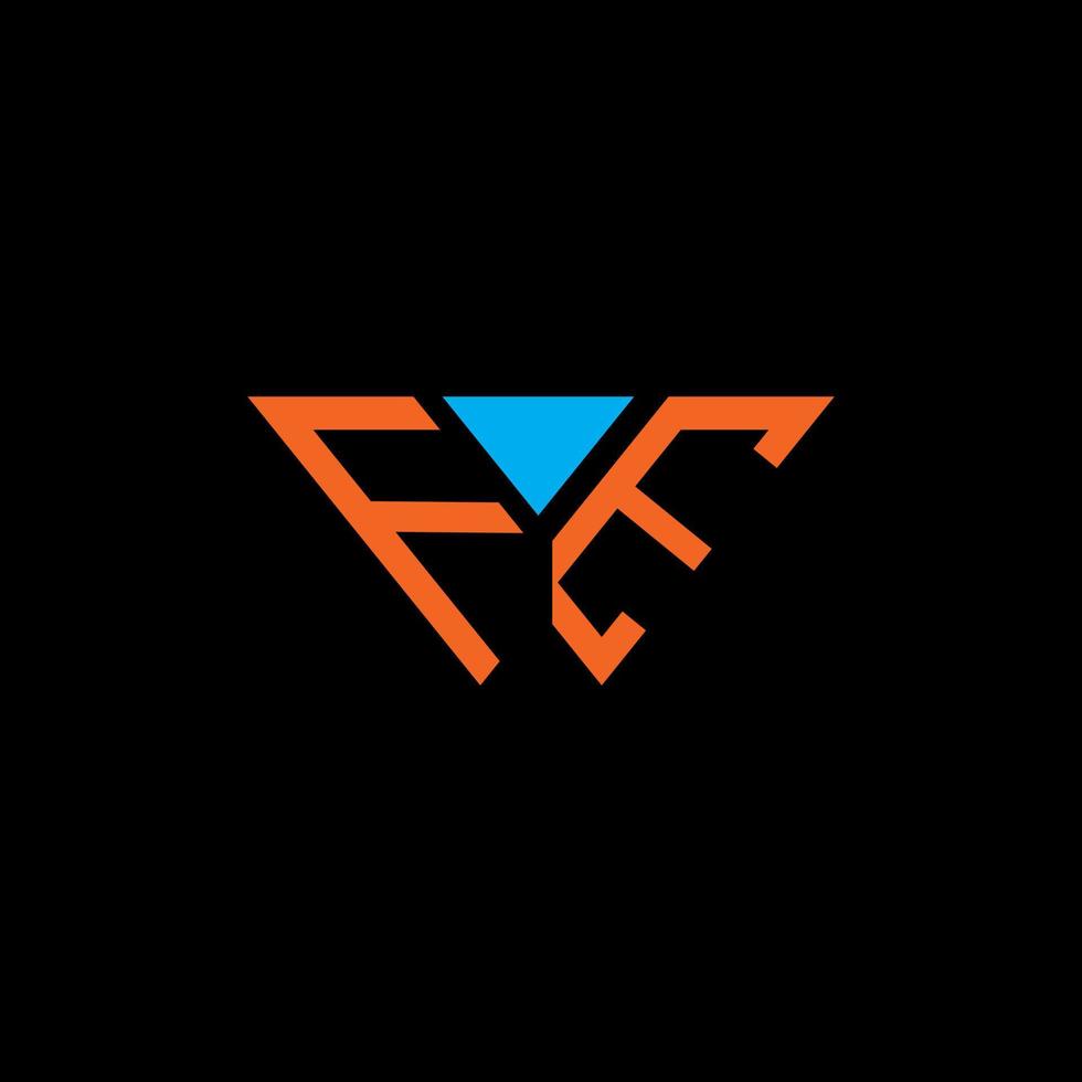 fe letter logotyp kreativ design med vektorgrafik, abc enkel och modern logotypdesign. vektor
