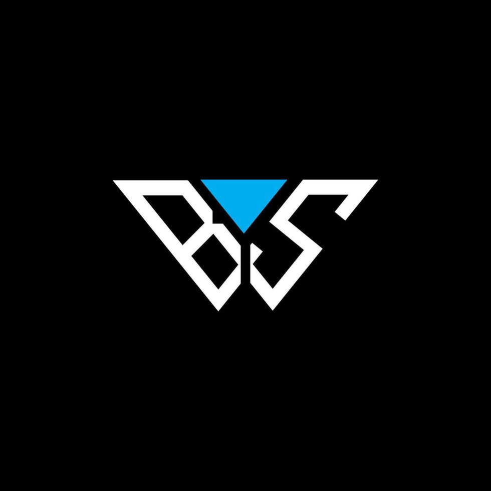 bs-Buchstaben-Logo kreatives Design mit Vektorgrafik, abc einfaches und modernes Logo-Design. vektor