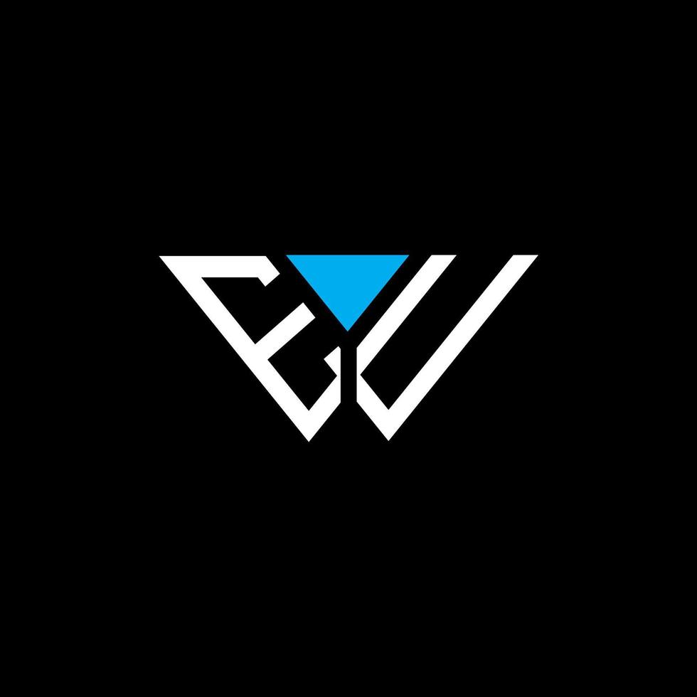 eu letter logotyp kreativ design med vektorgrafik, abc enkel och modern logotypdesign. vektor