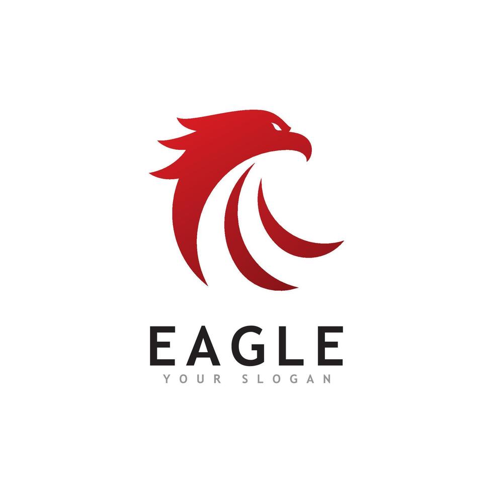 eagle logotyp vektor, kreativ eagle ikon mall illustration vektor