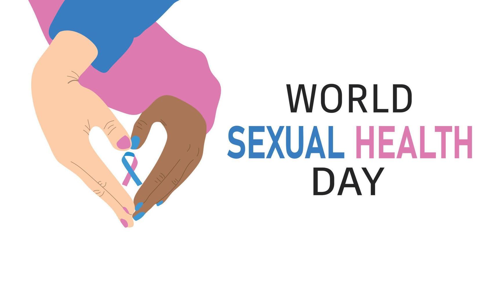 Banner zum Welttag der sexuellen Gesundheit. vektor
