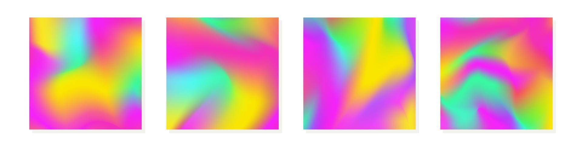 Holographie-Vektor-Cover-Design-Hintergrund vektor