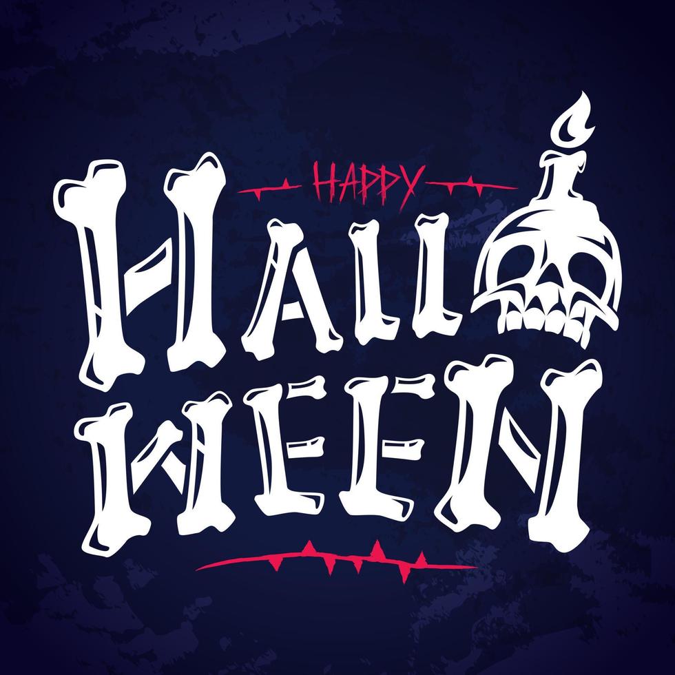 halloween textdesign vektor